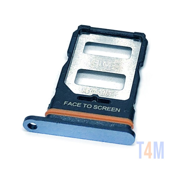 Single SIM Holder Outside Xiaomi Mi 12 Pro Two SIM Cards Blue